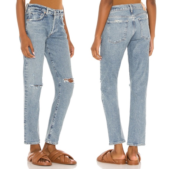 Citizens of Humanity Emerson Slim Boyfriend Jeans in Freeport - Picture 2 of 14
